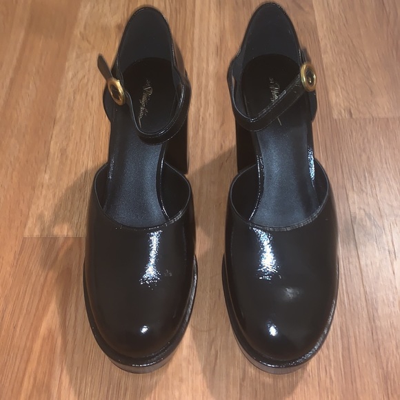 3.1 PHILLIP LIM Naomi Leather Platform Pumps - Picture 7 of 12